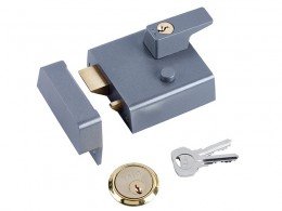 Yale Locks P1 Double Security Nightlatch 60mm Backset DMG Dark Grey Finish Visi £67.17